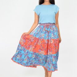 Plus Size Long Maxi Skirts-au-small