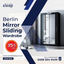 Berlin Mirror Sliding Wardrobe (1)