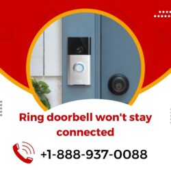 Ring doorbell won't stay connected