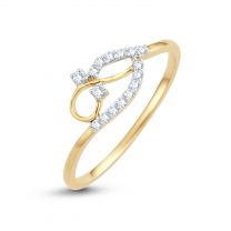 triad diamond ring