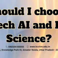 Should I choose B Tech AI and data science