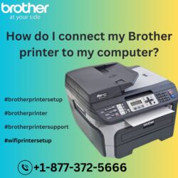How do I connect my brother printer to my computer