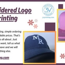 3. Embroidered Logo Printing
