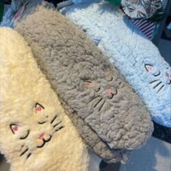 Fuzzy Cat Sleep Socks-min