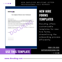 New Hire Forms Templates