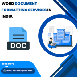 Word Document Formatting Services In India