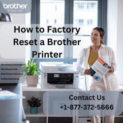 How to factory reset a brother printer