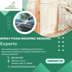 spray foam roofing redding