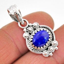 925-sterling-silver-natural-blue-lapis-lazuli-pendant-jewelry-y61303