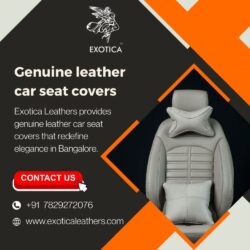 Genuine leather car seat covers (2)