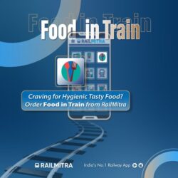 Food on Train with RailMitra