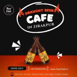 Draught beer cafe in zirakpur