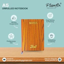 A5 Unrulled Notebook