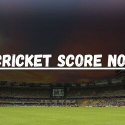 cricket score now
