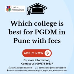 Which college is best for PGDM in Pune with fees