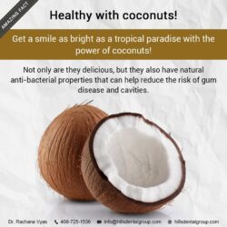 Coconuts are just not delicious but they are also naturally anti-bacterial