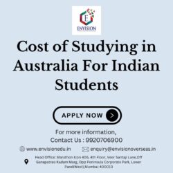 Cost of Studying in Australia For Indian Students