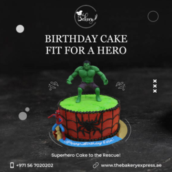 Superhero Birthday Cake