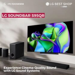 Bring the cinema experience home with LGbyunilet's premium sound systems. Enjoy crystal-clear audio and immersive surround sound for your favorite movies and music. #LGSound #HomeEntertainment #LGindia #LGbyUni (1)