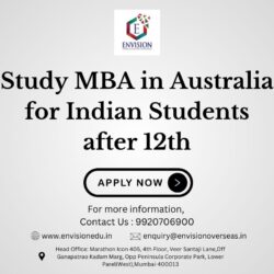 Study MBA in Australia for Indian Students after 12th