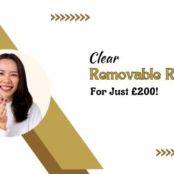 Clear Removable Retainers For Just £200!