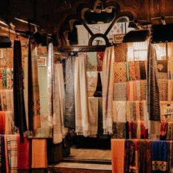 free-photo-of-traditional-scarfs-at-bazaar