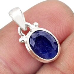 natural-blue-sapphire-oval-925-sterling-silver-pendant-jewelry-y61549