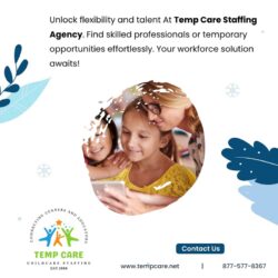 Unlock flexibility and talent At Temp Care Staffing Agency