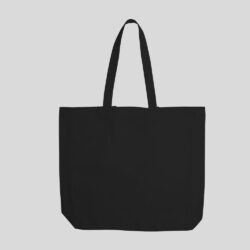 Black Canvas Bag With Gusset (10oz)