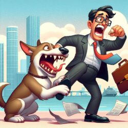 Dog bites Lawyer Miami