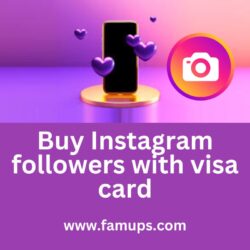 Buy Instagram followers with visa card
