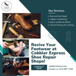 Revive Your Footwear at Cobbler Express Shoe Repair Shops